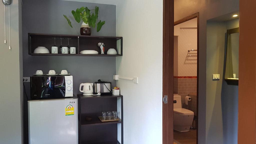 Kuchyň nebo kuchyňský kout v ubytování Balcony Villa