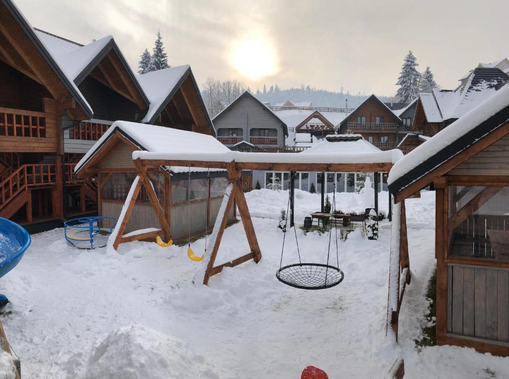 Family Hotel Kaskad v zimě