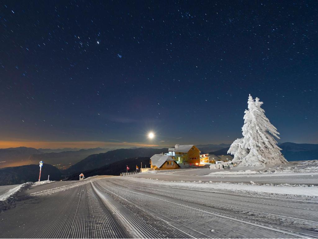 Alpinhotel Pacheiner v zimě