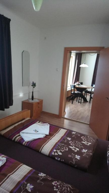 Postel nebo postele na pokoji v ubytování Haus Wastl