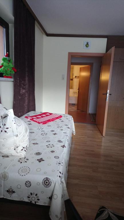 Postel nebo postele na pokoji v ubytování Haus Wastl