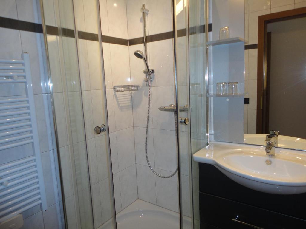 Koupelna v ubytování Appartement Haus Gatterer