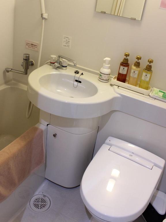 Koupelna v ubytování Natural SPA, Kanazawa Hotel Yumenoyu