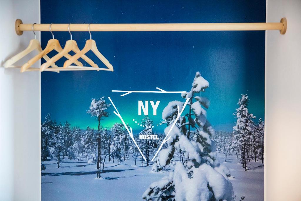 Norrland YMCA Hostel Umeå v zimě