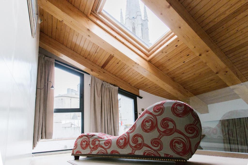 Posezení v ubytování Hotel Museu Llegendes de Girona