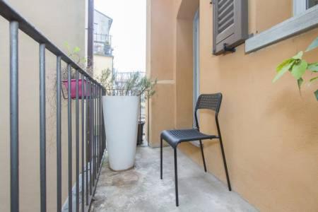 A balcony or terrace at Papavero Accademia Carrara