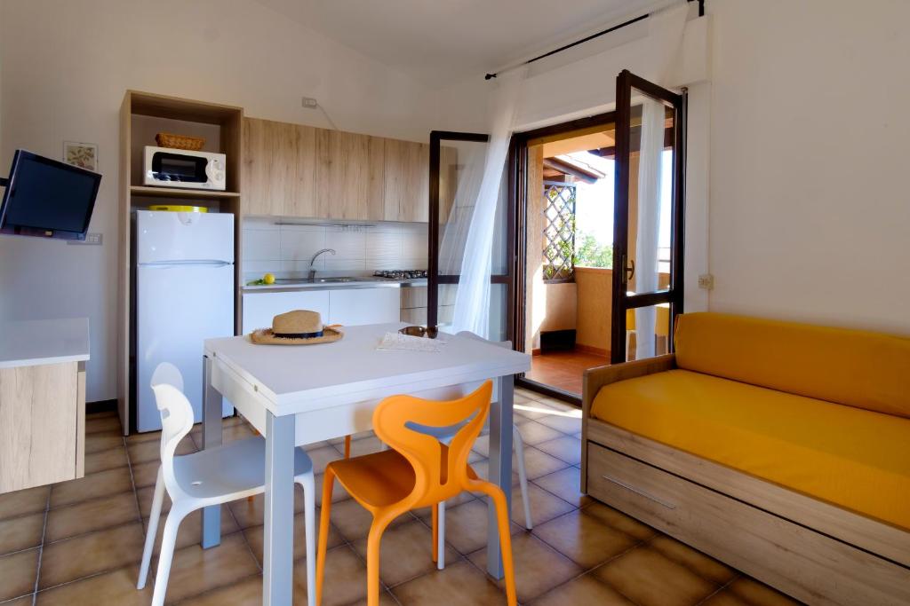 Kuchyň nebo kuchyňský kout v ubytování Residence Appartamenti Caffarena