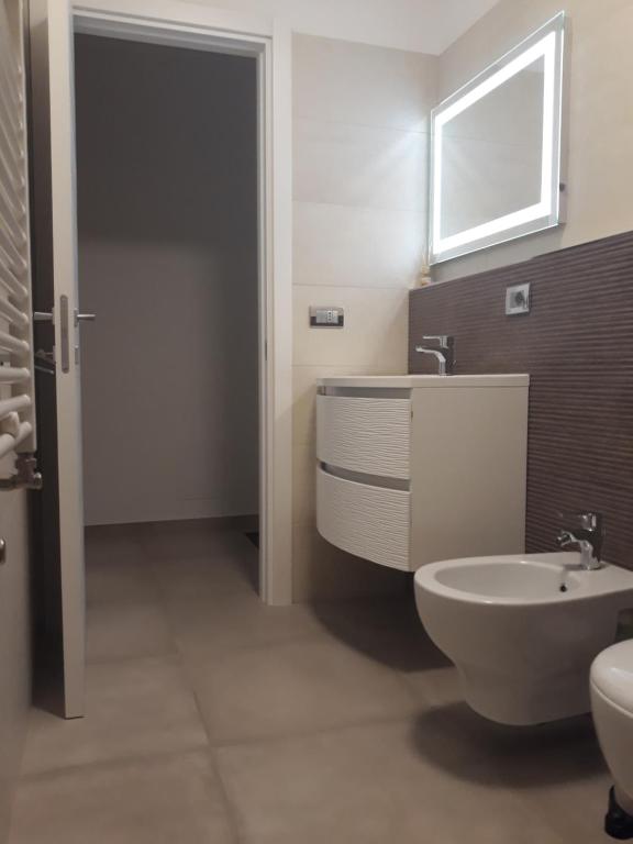 Koupelna v ubytování Cuoreverde Matera