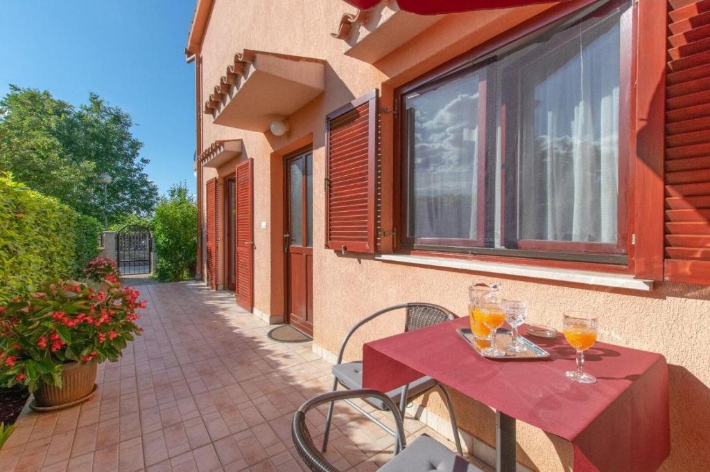 Balkón nebo terasa v ubytování Apartment Valbandon, Istia 2