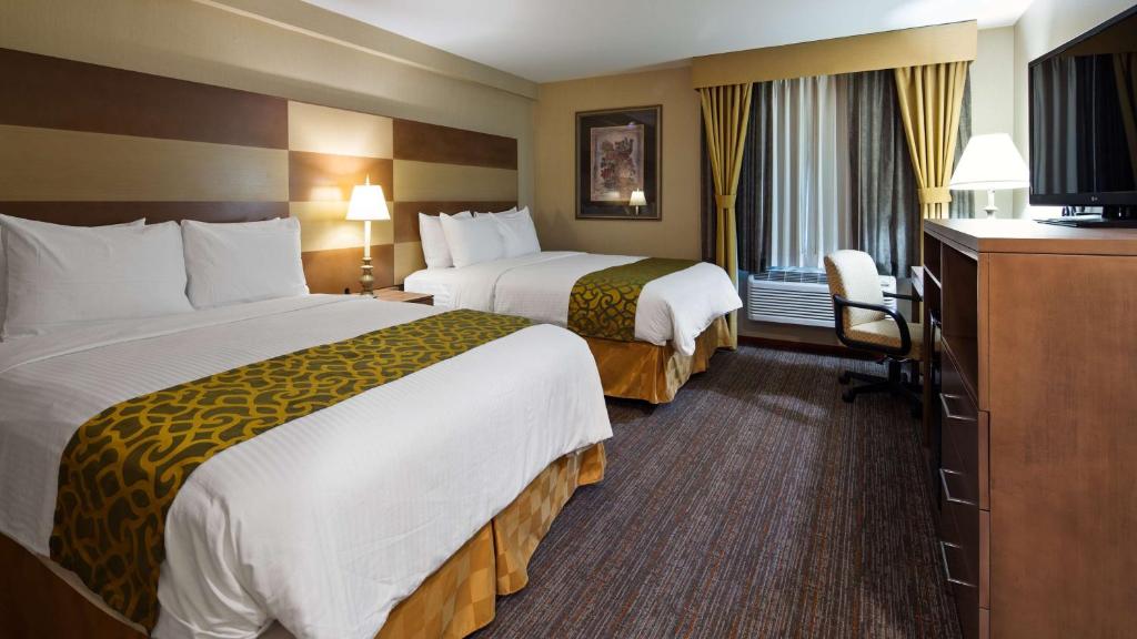 Best Western Queens Court - Chambre Double Avec Deux Lits Doubles