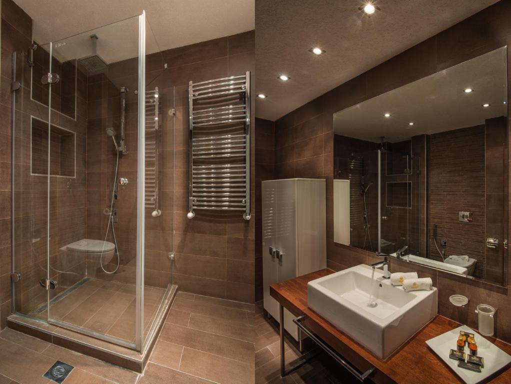 Koupelna v ubytování Boutique Hotel Uniqato