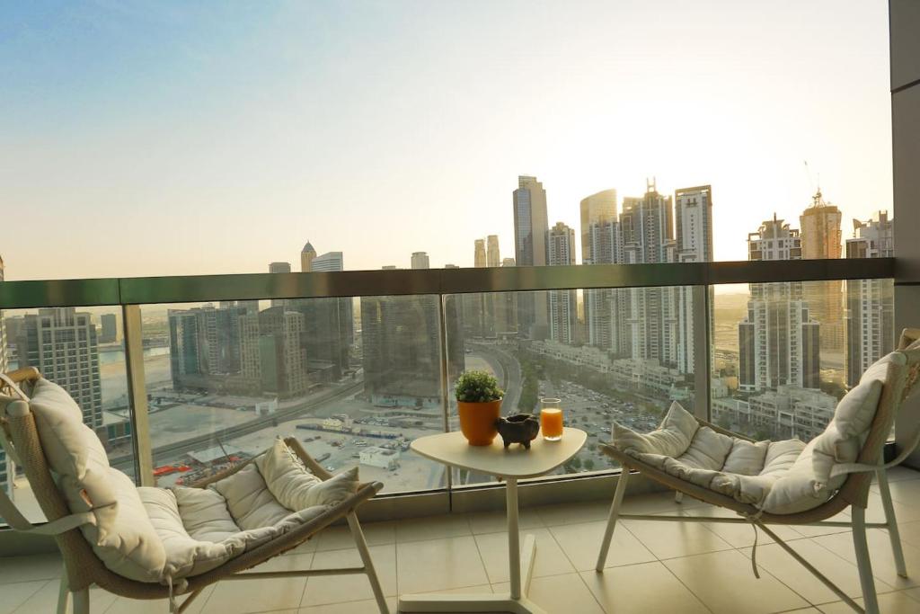 Balkón nebo terasa v ubytování Prime Retreats - Downtown Dubai