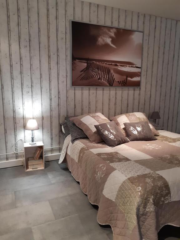 Postel nebo postele na pokoji v ubytování Villa Lumières