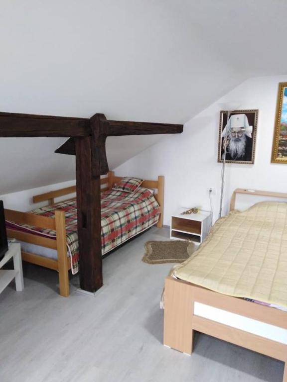 Postel nebo postele na pokoji v ubytování Apartman Vrdničak
