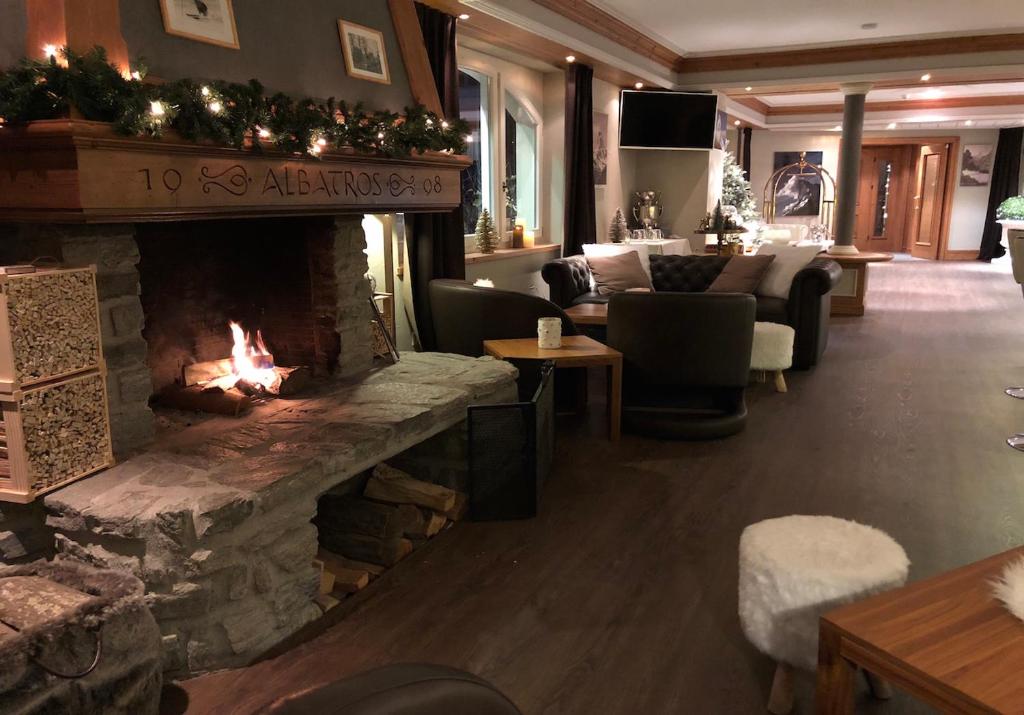 Posezení v ubytování Hotel Albatros