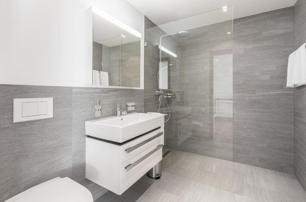 Koupelna v ubytování LAAX Homes - Taviarna Laax 4,5
