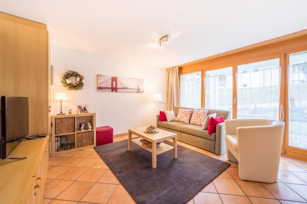 Posezení v ubytování LAAX Homes - Val Mulin 14,1 - Accernero