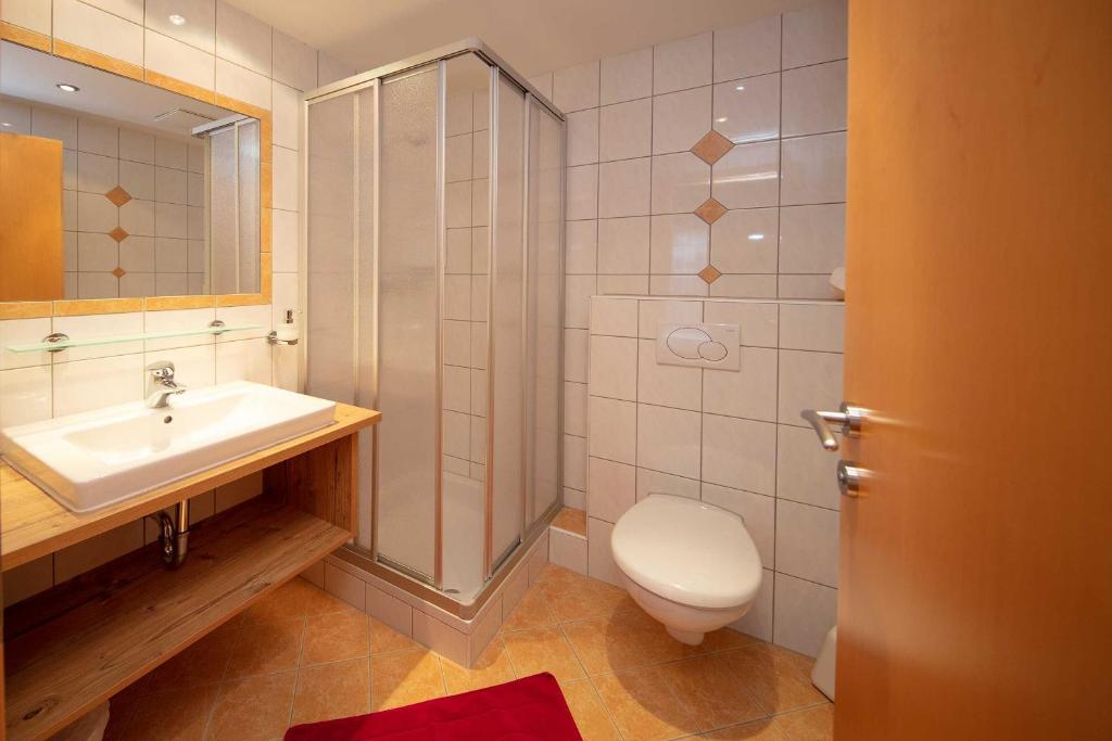 Kúpeľňa v ubytovaní GB Gondelblick