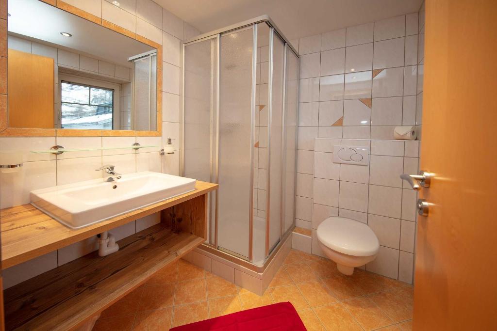 Kúpeľňa v ubytovaní GB Gondelblick