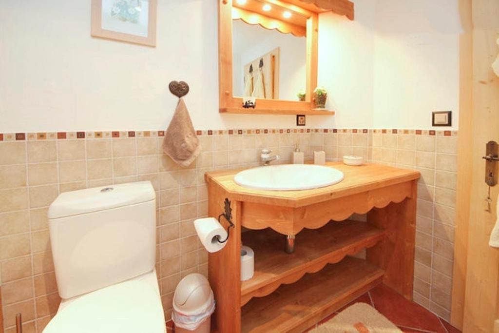 Koupelna v ubytování Chalet El Condor