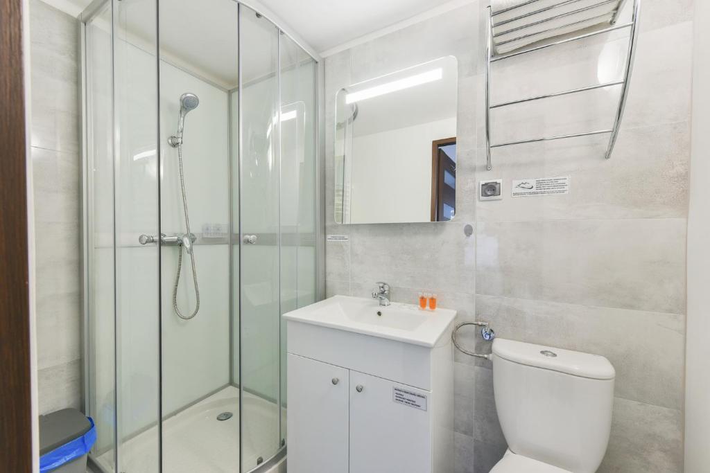 Koupelna v ubytování Villa Platinum
