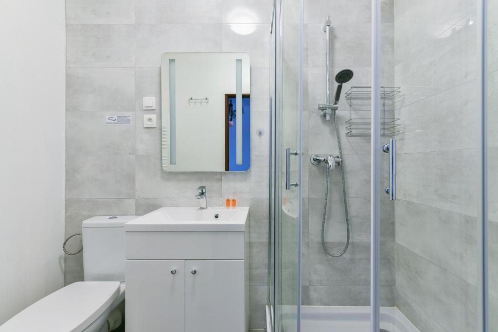 Koupelna v ubytování Villa Platinum