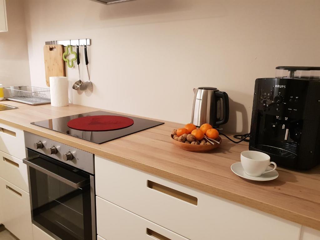Kuchnia lub aneks kuchenny w obiekcie Apartament Widokowy - 5D Apartamenty