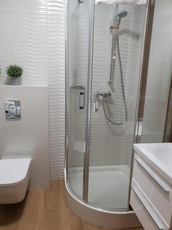 Łazienka w obiekcie Apartament Widokowy - 5D Apartamenty