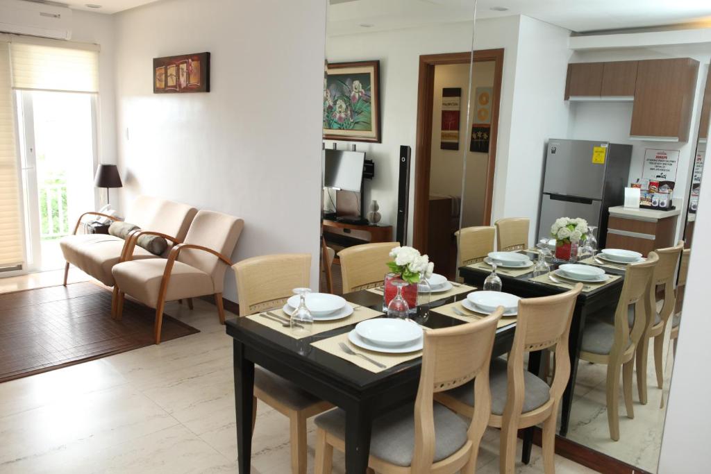 Kuchyň nebo kuchyňský kout v ubytování Centtro Residences