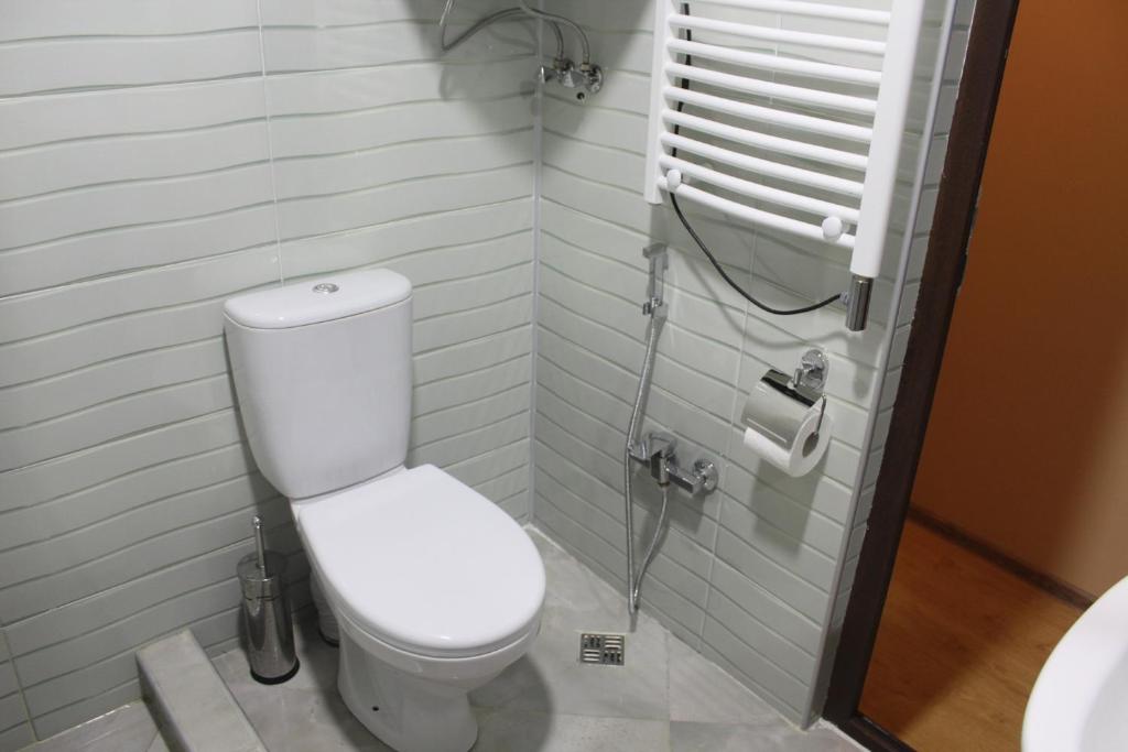 Koupelna v ubytování Guesthouse AlpenRose