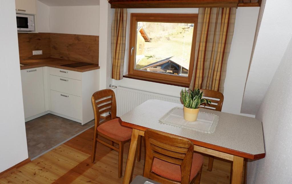 Kuchyň nebo kuchyňský kout v ubytování Gästehaus Hubertus