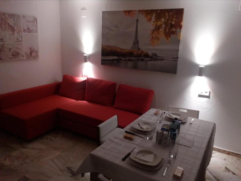 Posezení v ubytování Casa Sevilla