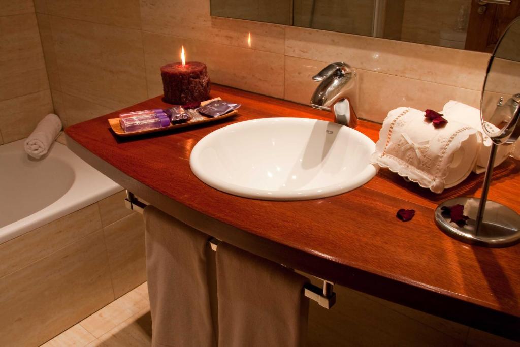 Koupelna v ubytování GRAN CHALET Hotel & Petit SPA