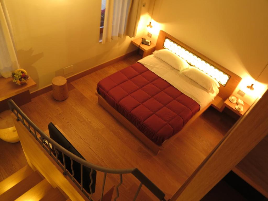 Postel nebo postele na pokoji v ubytování Mario's Garni