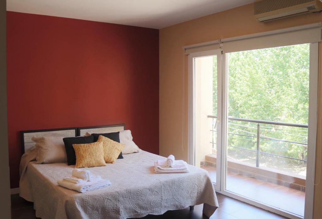 Postel nebo postele na pokoji v ubytování Limay Bed&Breakfast
