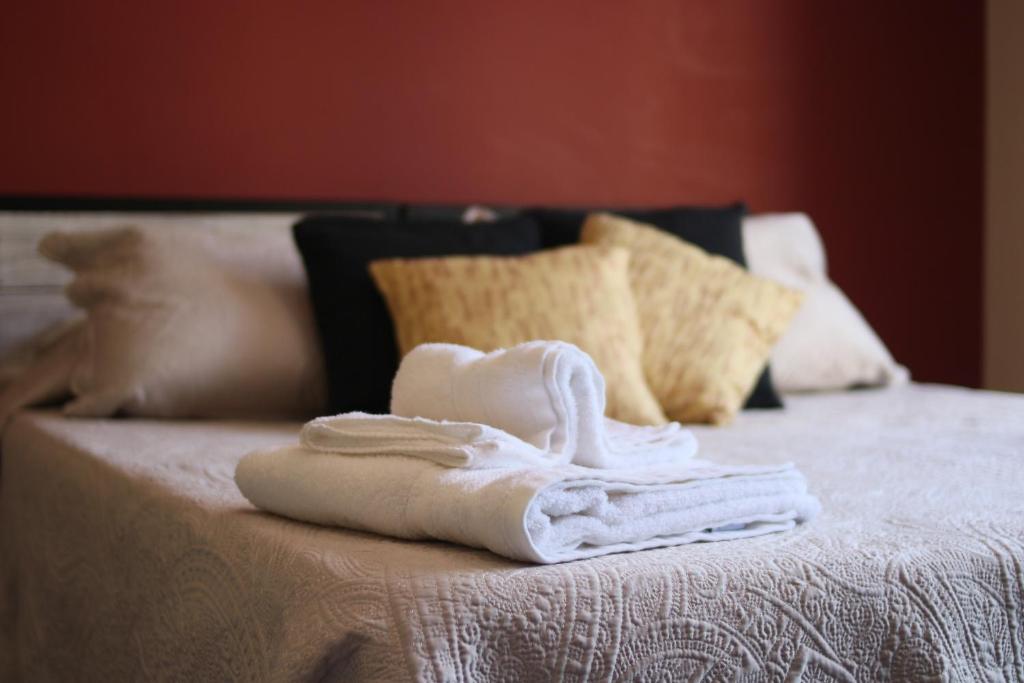 Postel nebo postele na pokoji v ubytování Limay Bed&Breakfast