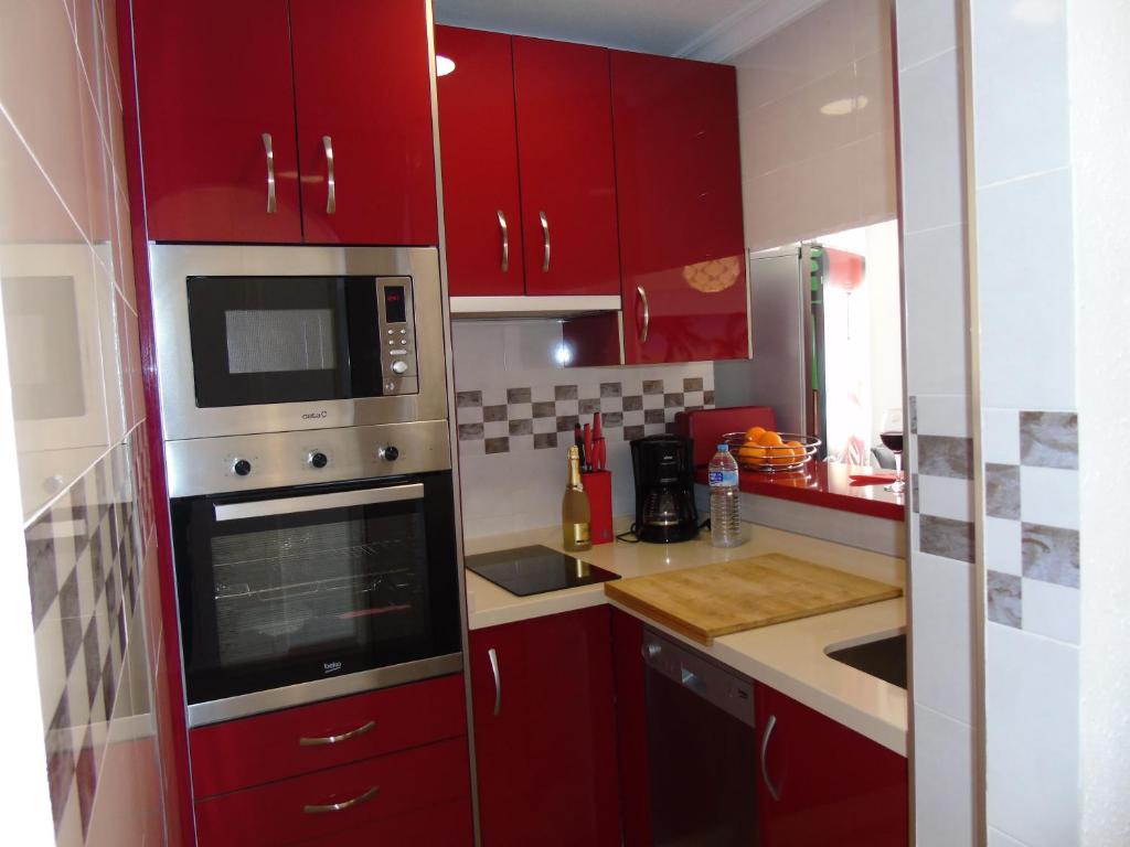 Kuchyň nebo kuchyňský kout v ubytování Apartamento Peñalver 813