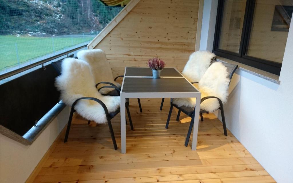 Posezení v ubytování Apart Troppmair