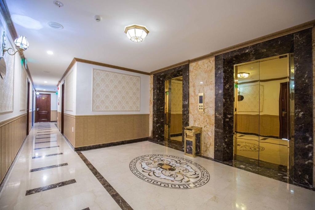 Koupelna v ubytování Roy Dala Hotel