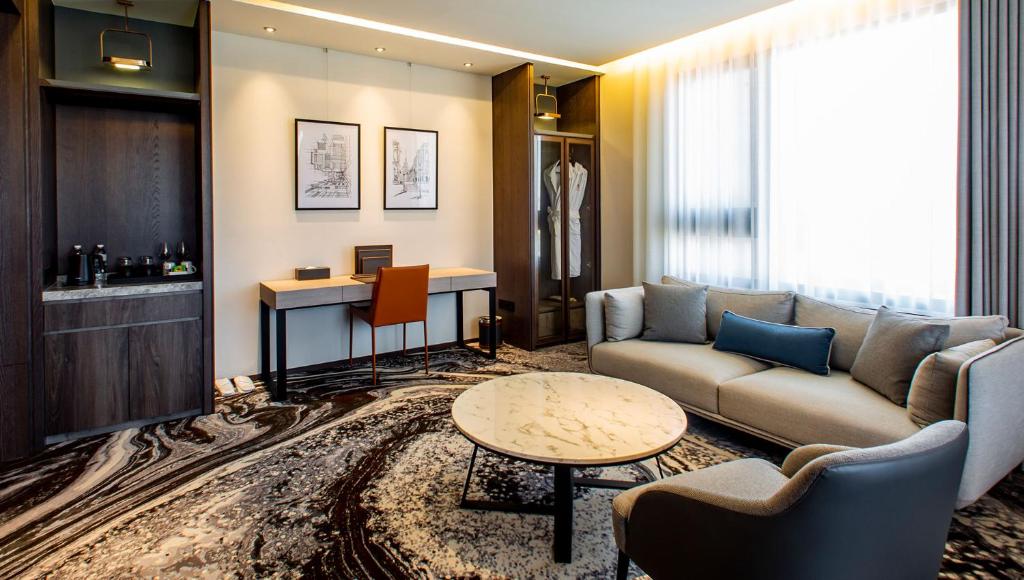 Posezení v ubytování JSL hotel