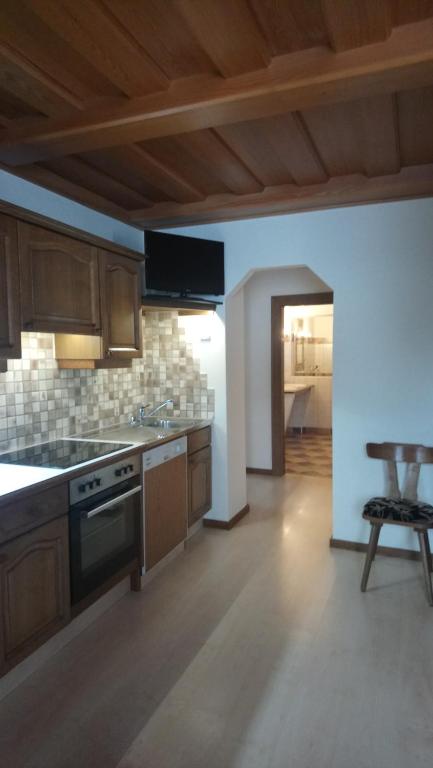 Kuchyň nebo kuchyňský kout v ubytování Haus Wastl