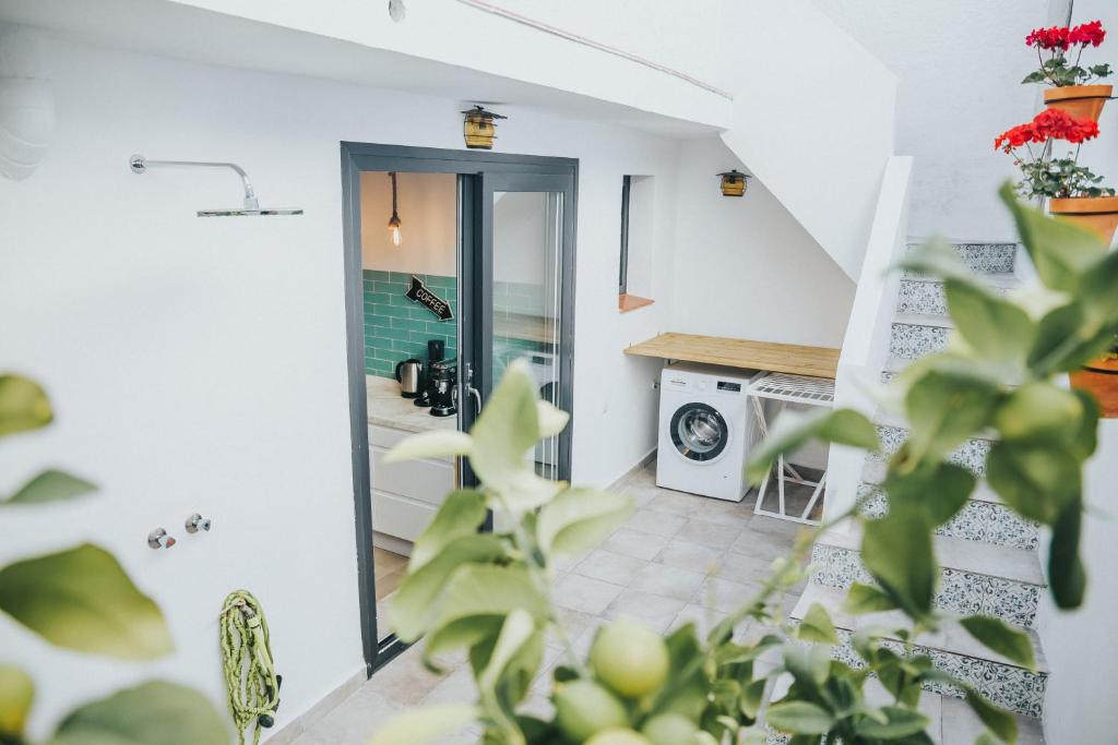 Zahrada ubytování Malaga Beach House, 2 city bikes, 2 children's bikes, WiFi, BIG terrace, BBQ, Family, Childfriendly