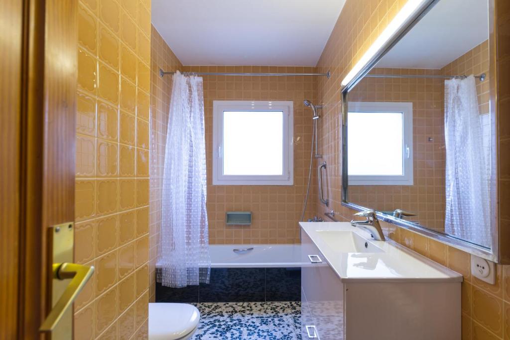 Koupelna v ubytování Villa Nuria