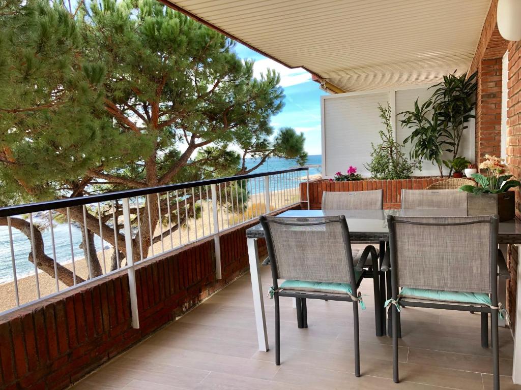 A balcony or terrace at Musclera