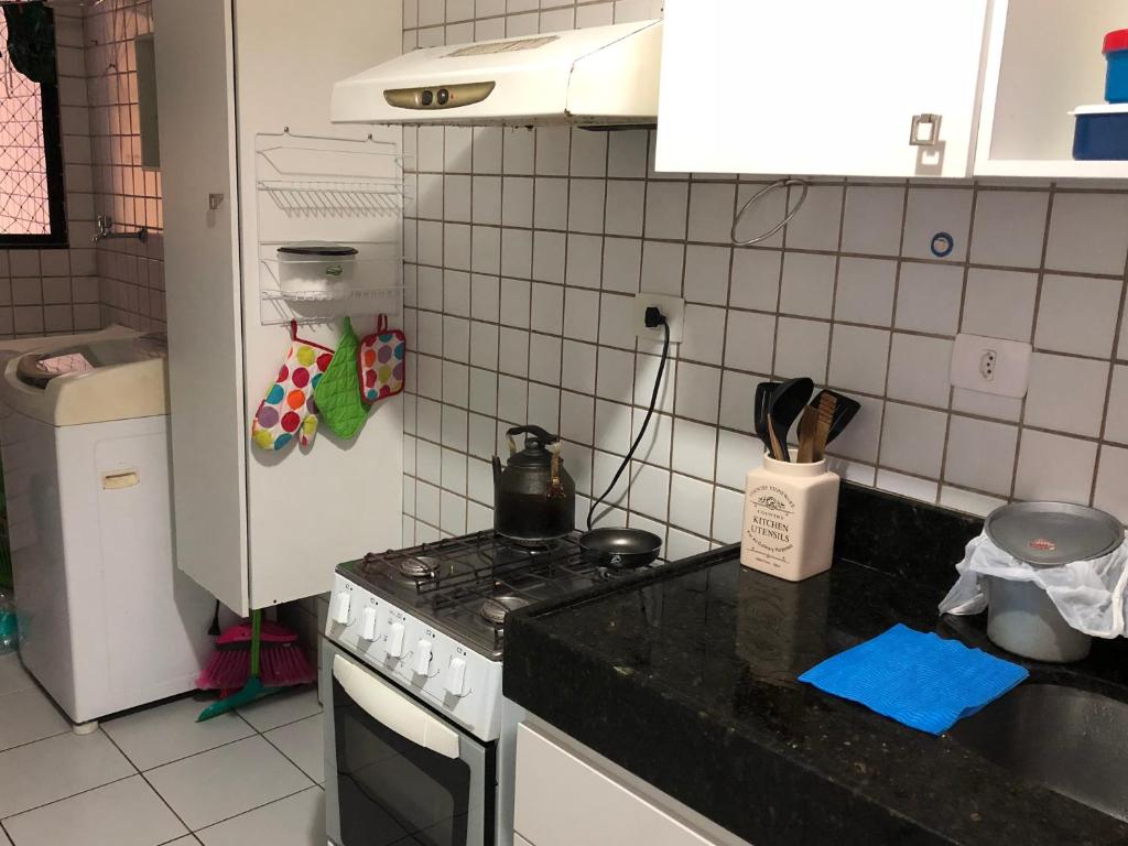  Apartamento espaçoso e confortável na Ponta Verde