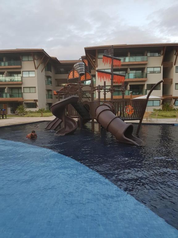  Flat Polinésia Térreo Piscina Privativa