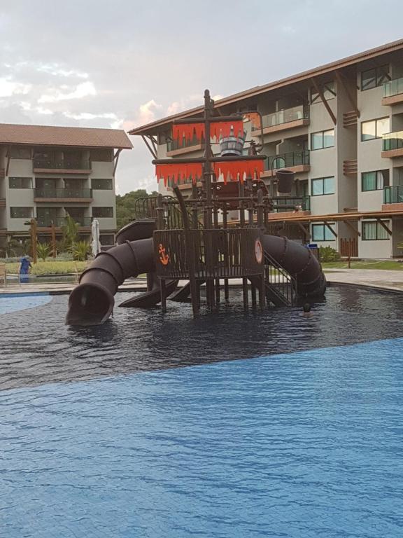  Flat Polinésia Térreo Piscina Privativa