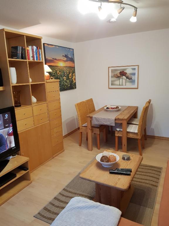 Posezení v ubytování Appartmenthaus Gingst