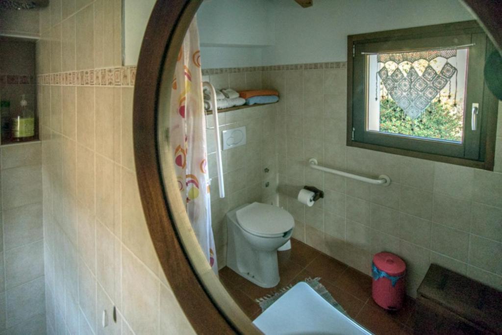 Koupelna v ubytování l'Oca Mannara