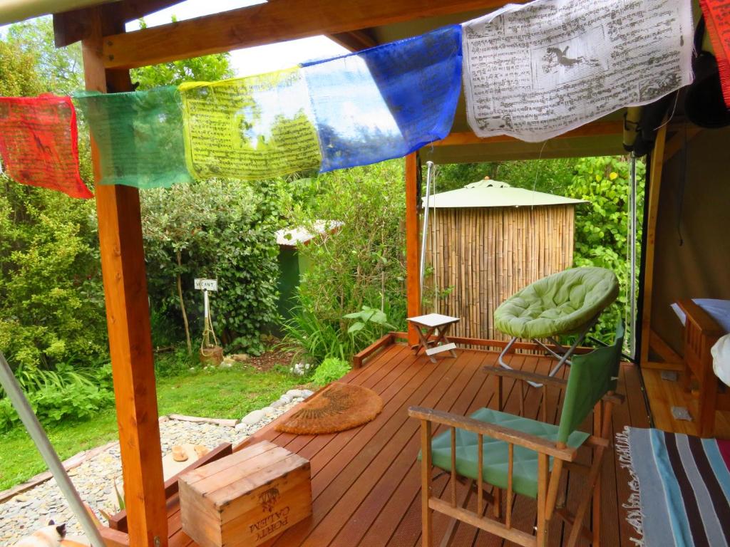 Zahrada ubytování Omarama Oasis - Permaculture Glamping